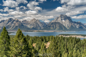 This sky was something else!  Signal Mountain gives a great view of the Teton Range and Jackson Lake.