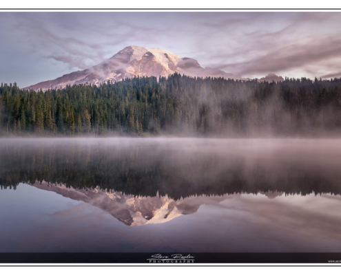 Misty Morning Reflections