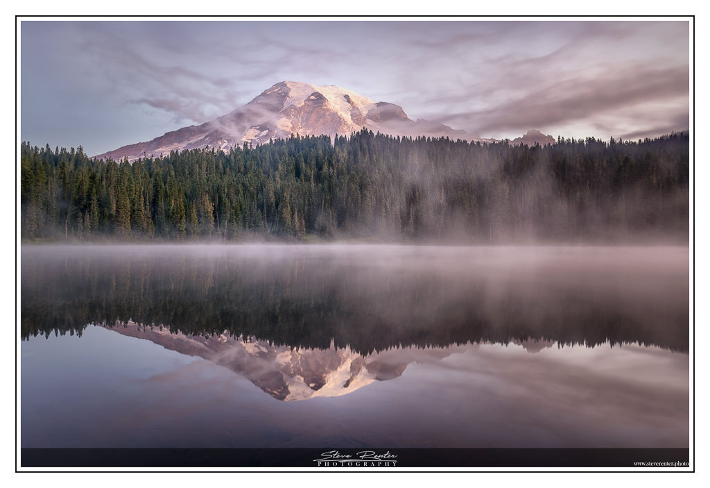 Misty Morning Reflections